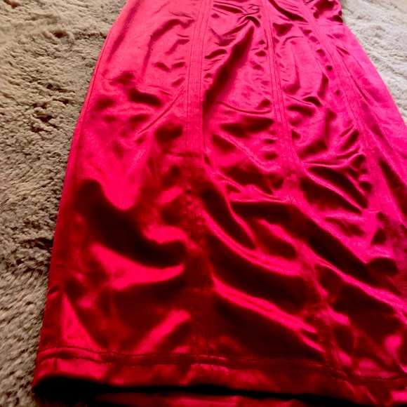 Entry Silk Red Dress - Picture 4 of 6